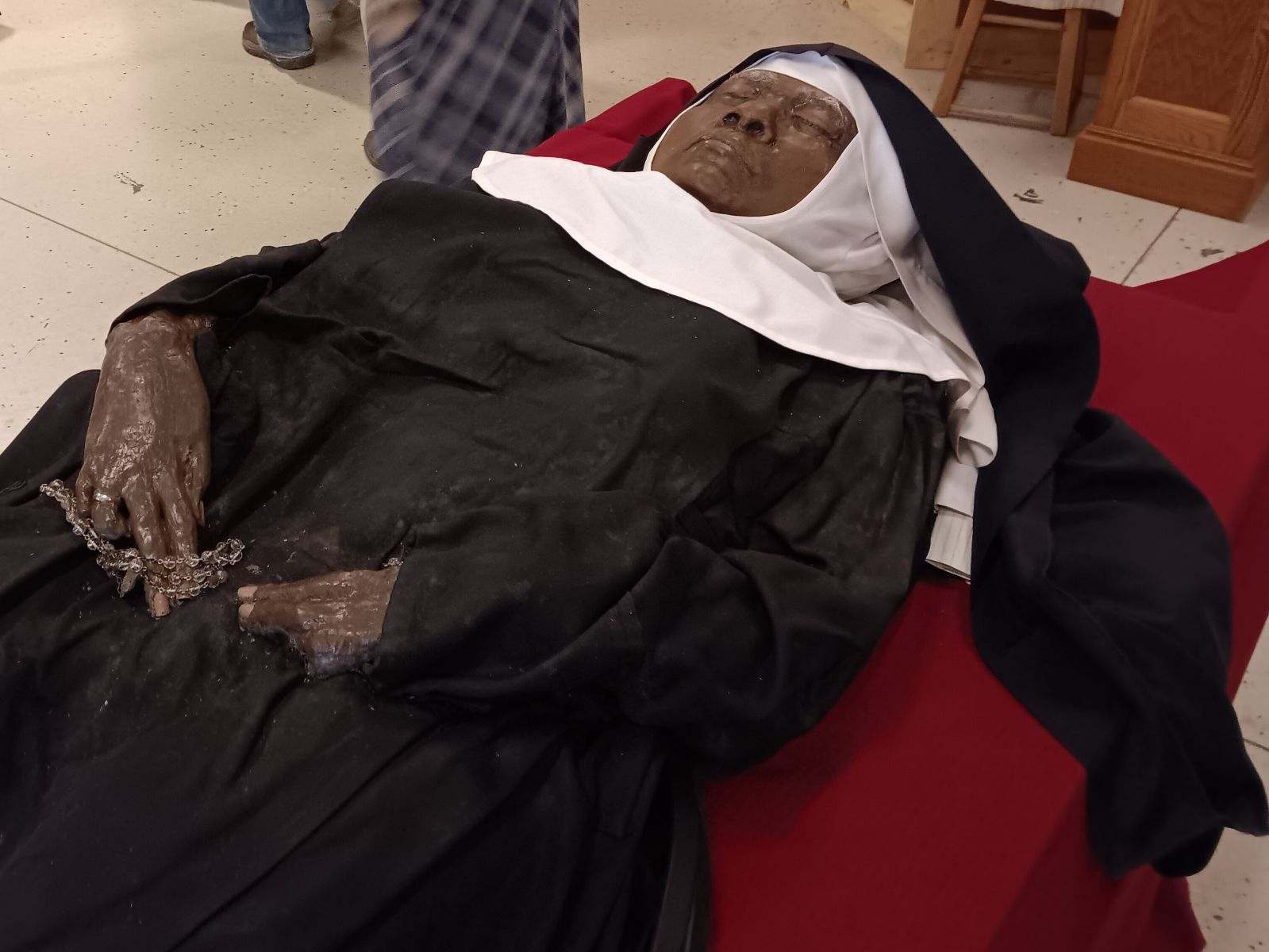 Remains of Nun who Appears to Have Barely Since 2019